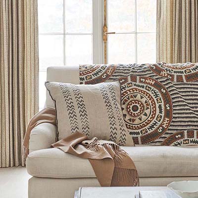 Schumacher Tribal Chic Fabric