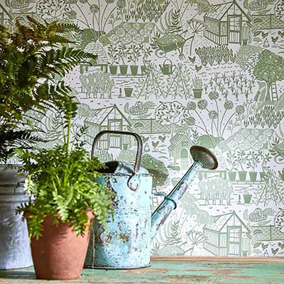 Sanderson Potting Room Wallpapers