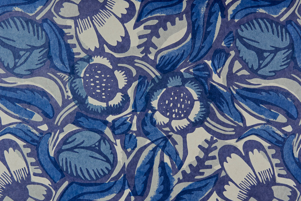 Christopher Farr La Foret Standard Cobalt Wallpaper