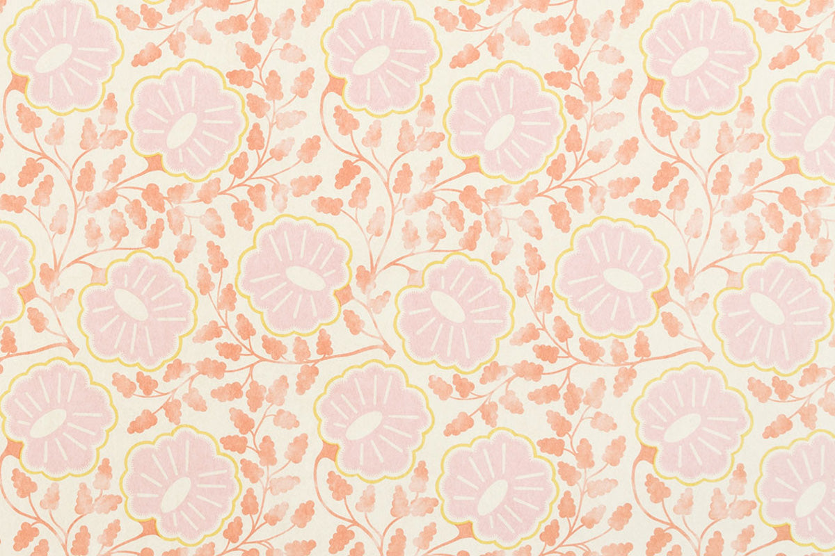 Christopher Farr Punch Paisley Standard Guava Wallpaper