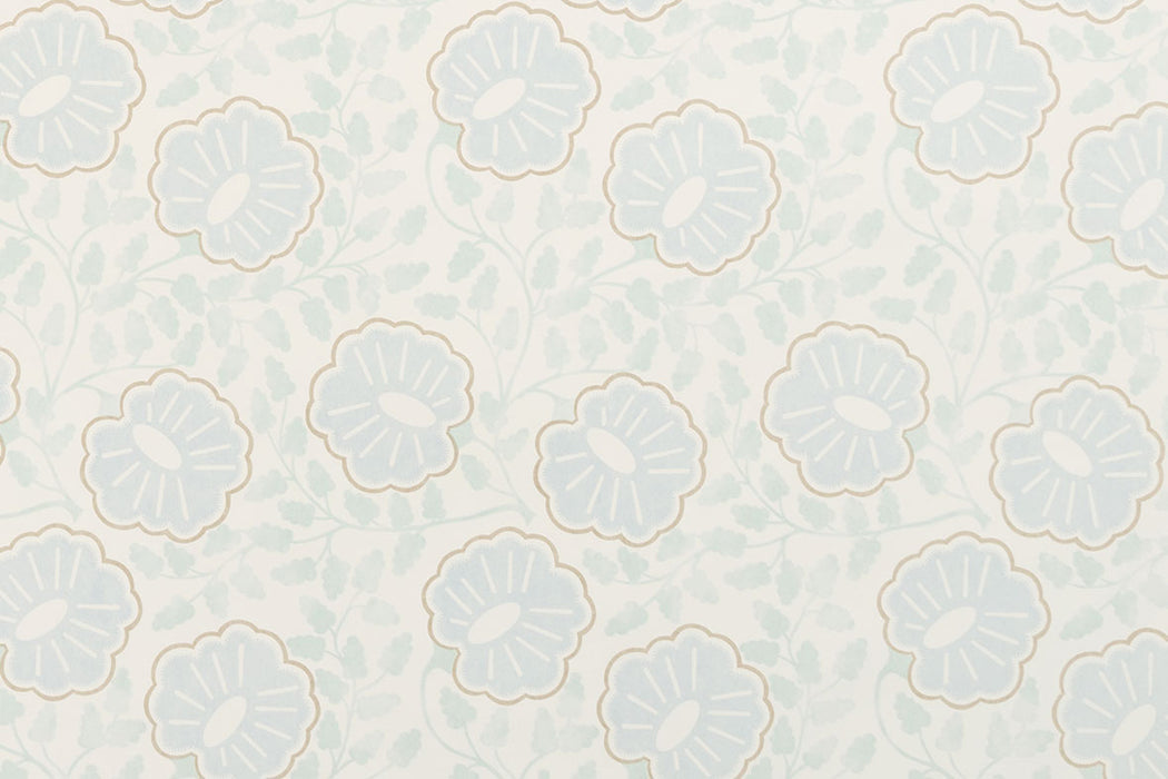 Christopher Farr Punch Paisley Standard Sky Wallpaper