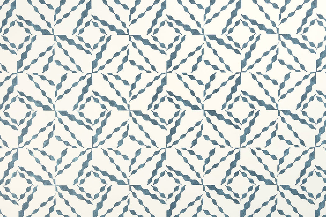 Christopher Farr Puzzle Standard Cobalt Wallpaper