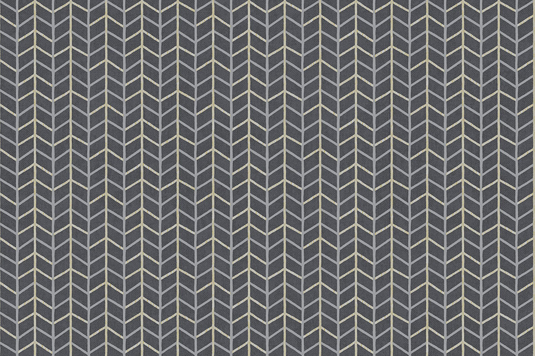 Christopher Farr Small Way Raffia Coal Wallpaper