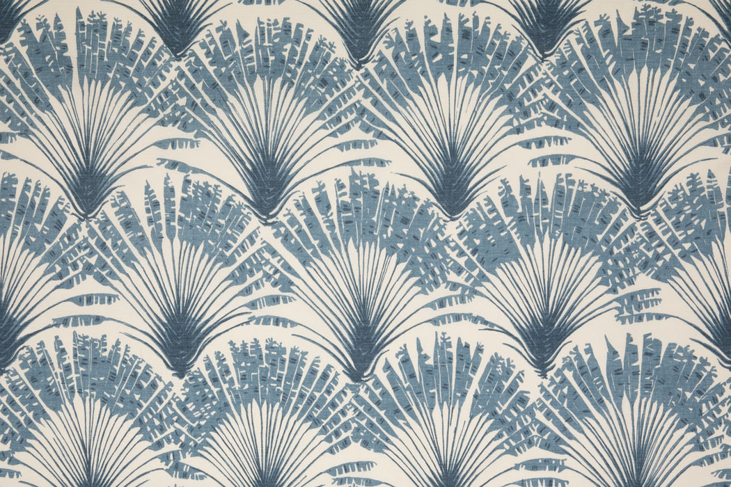 Christopher Farr Brisa Performance Print Azzurro Fabric