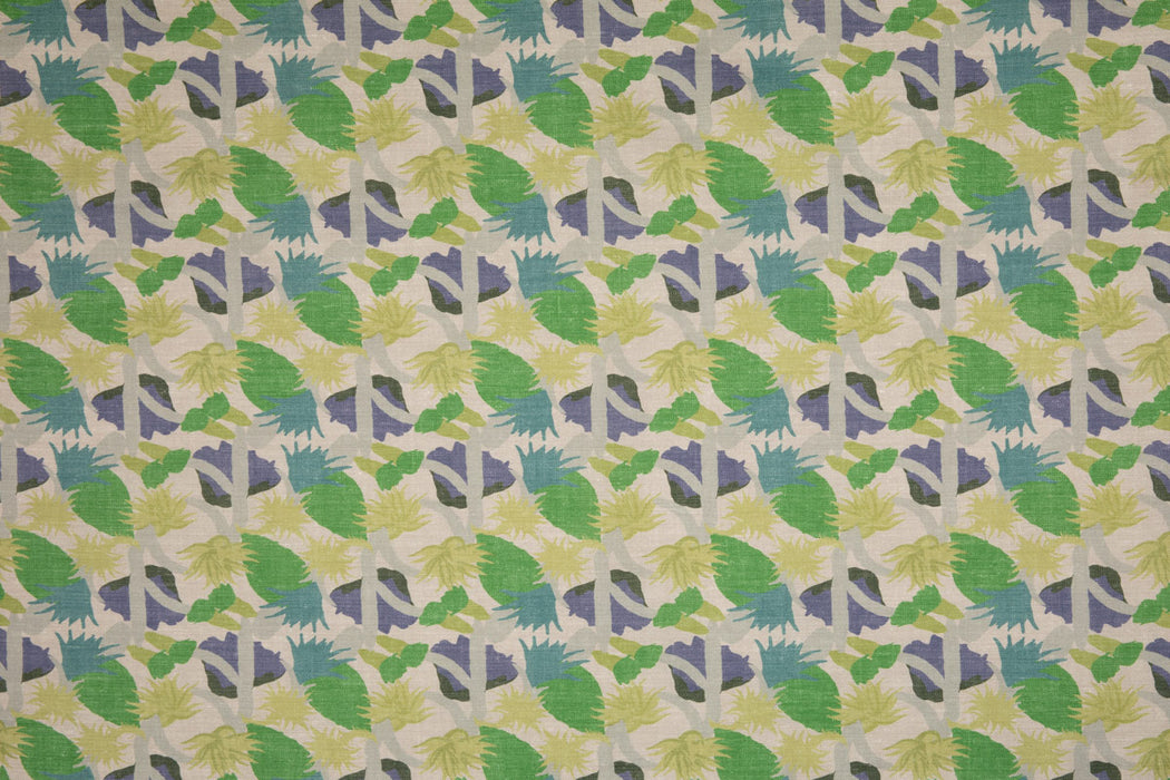 Christopher Farr Cactus Flower Performance Print Prato Fabric Sample