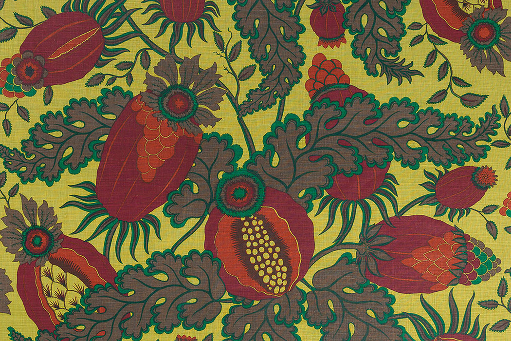 Christopher Farr Carnival Indoor Printed Wine Fabric