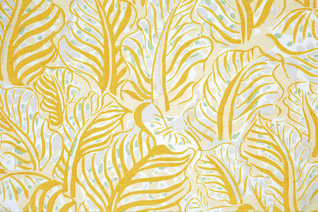 Christopher Farr Mille Feuilles Indoor Printed Lemon Fabric