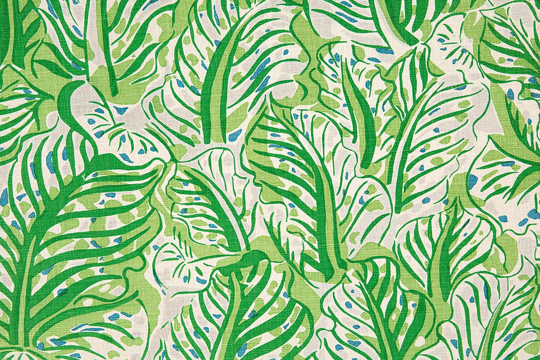 Christopher Farr Mille Feuilles Indoor Printed Green Fabric