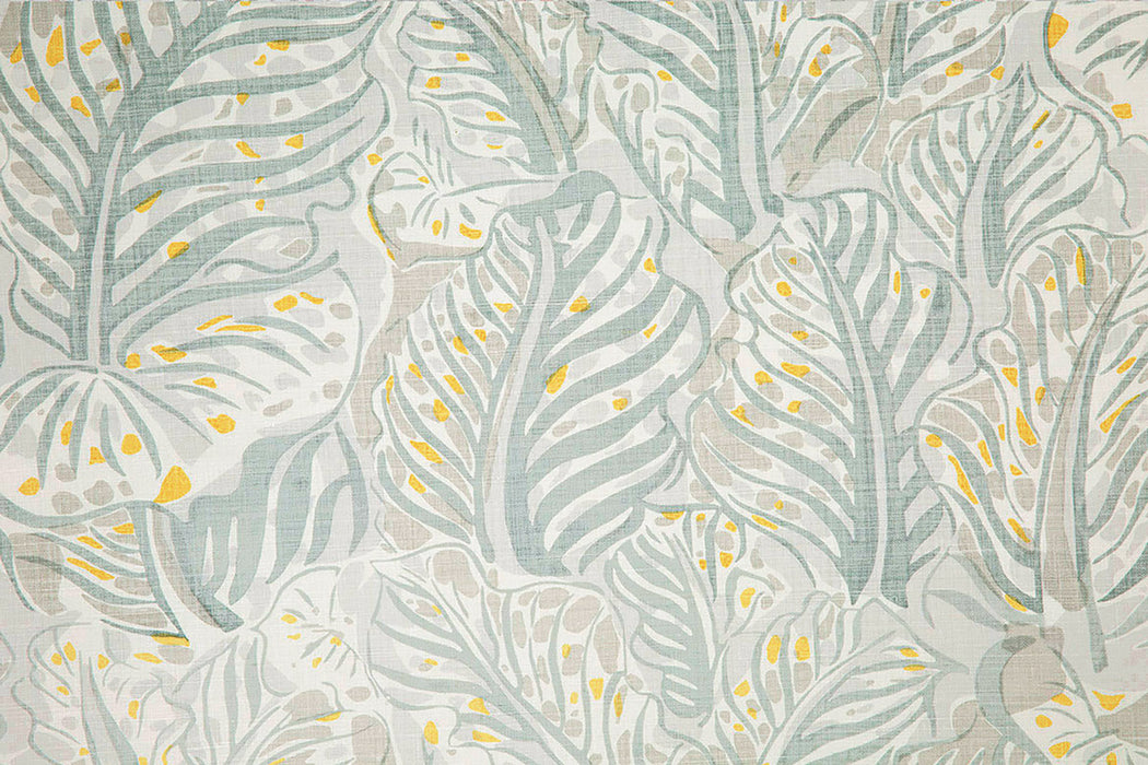 Christopher Farr Mille Feuilles Indoor Printed Pale Blue Fabric