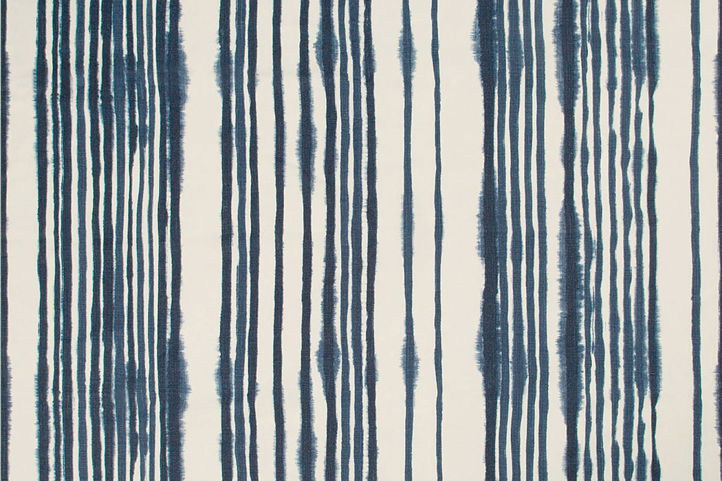 Christopher Farr Tracks Indoor Printed Dark Indigo Fabric