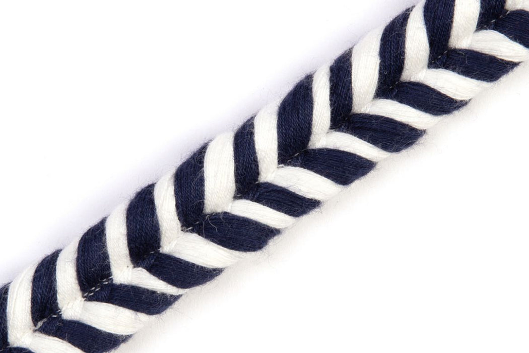 Christopher Farr Helter Skelter Dark Indigo Trim