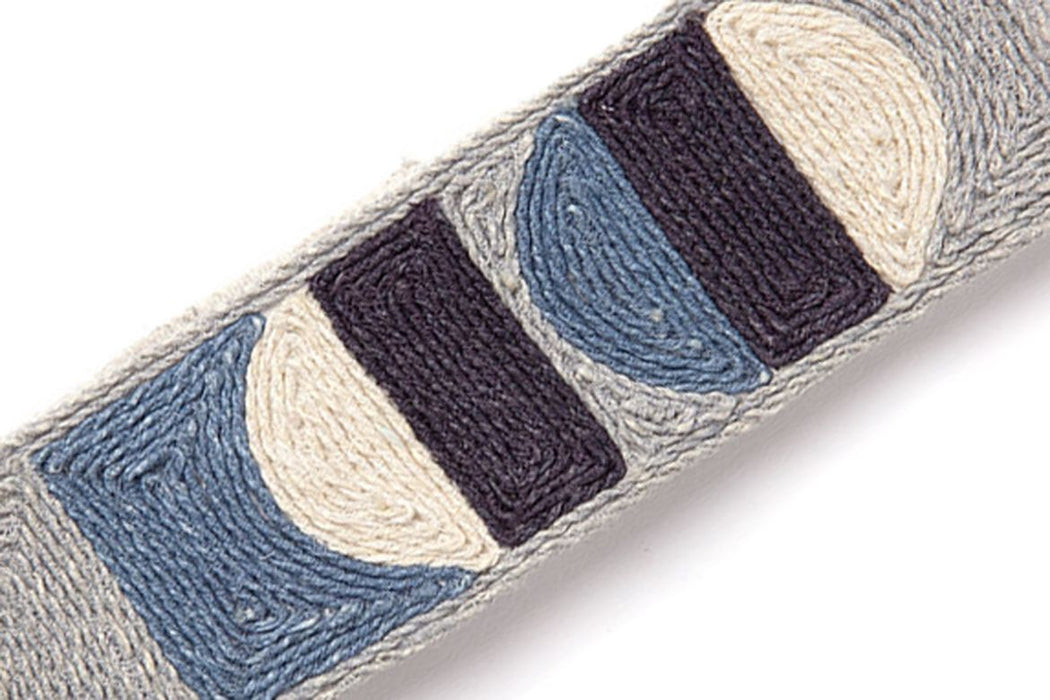 Christopher Farr Pop Art Border Indigo Trim