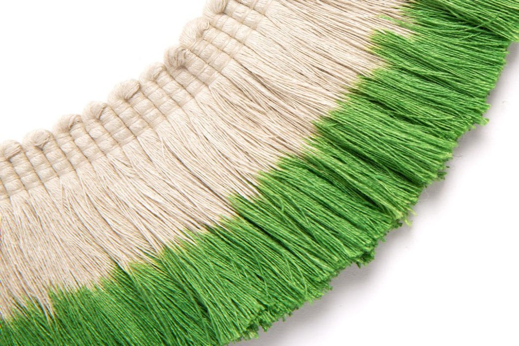 Christopher Farr Ombre Fringe Green Trim