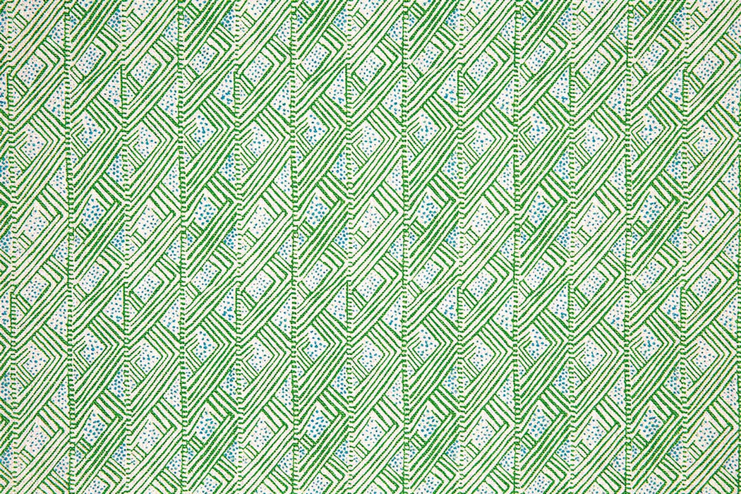 Christopher Farr Belge Indoor Printed Green Fabric