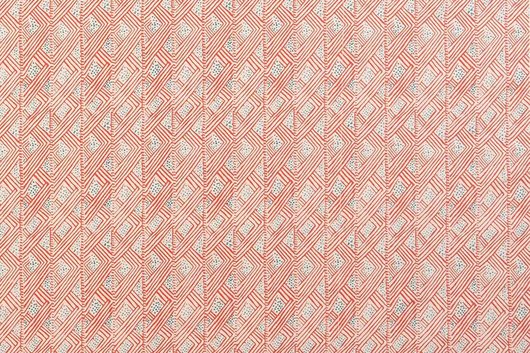 Christopher Farr Belge Indoor Printed Coral Fabric