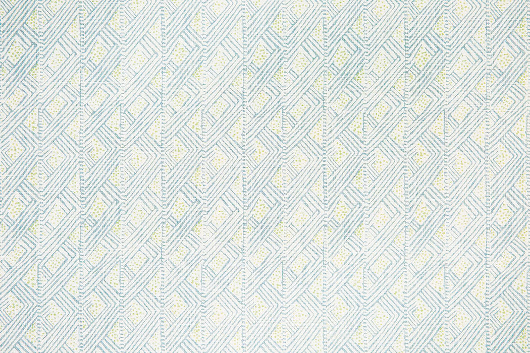 Christopher Farr Belge Indoor Printed Pale Blue Fabric