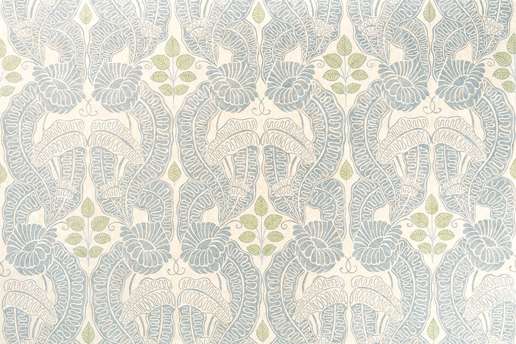 Christopher Farr Belle-De-Nuit Indoor Printed Pale Blue Fabric