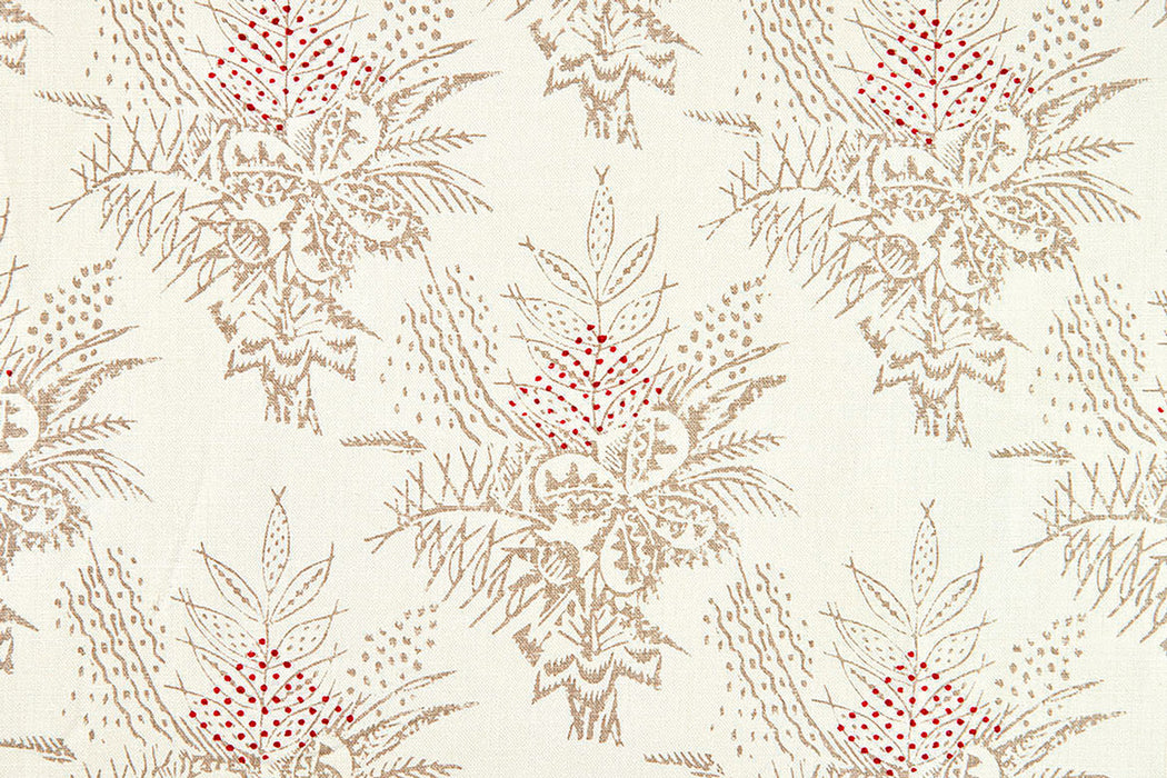 Christopher Farr Bouquet Indoor Printed Natural Fabric