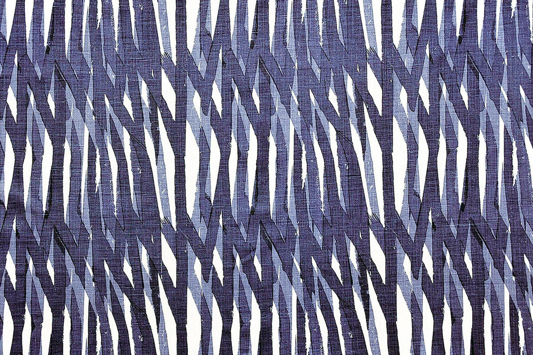 Christopher Farr Breakwater Indoor Printed Indigo Fabric