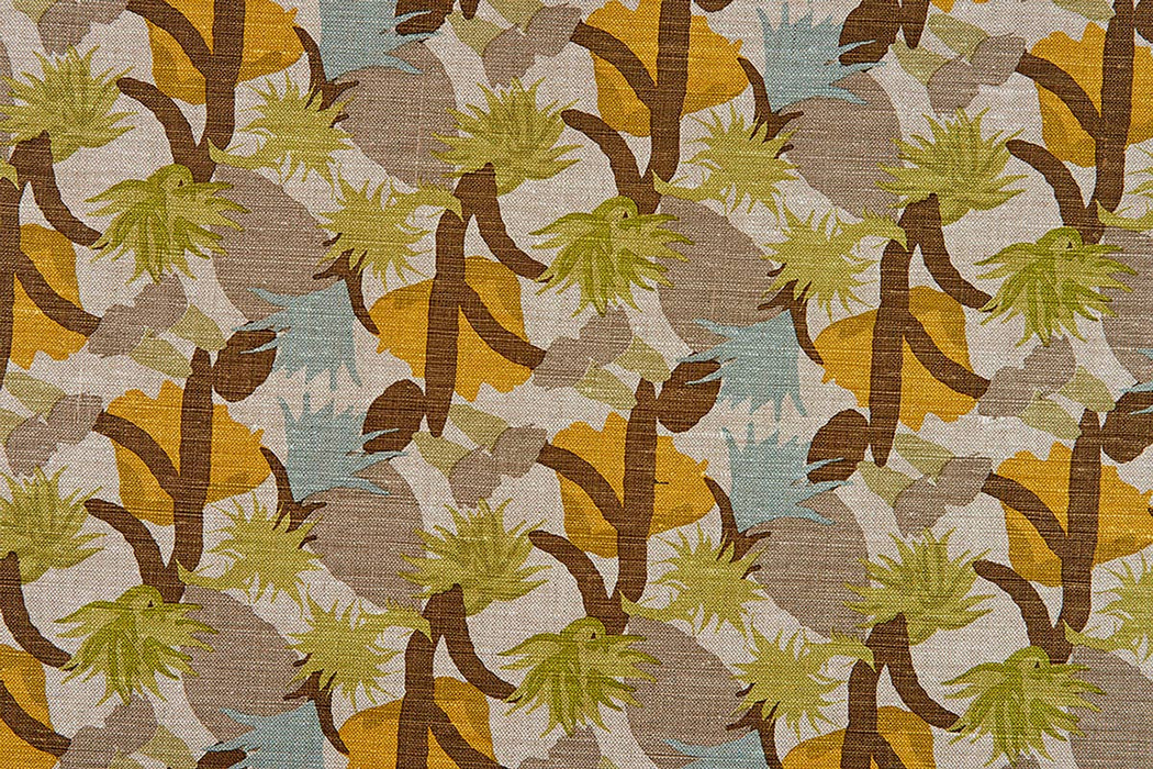 Christopher Farr Cactus Flower Indoor Printed Pistachio Fabric