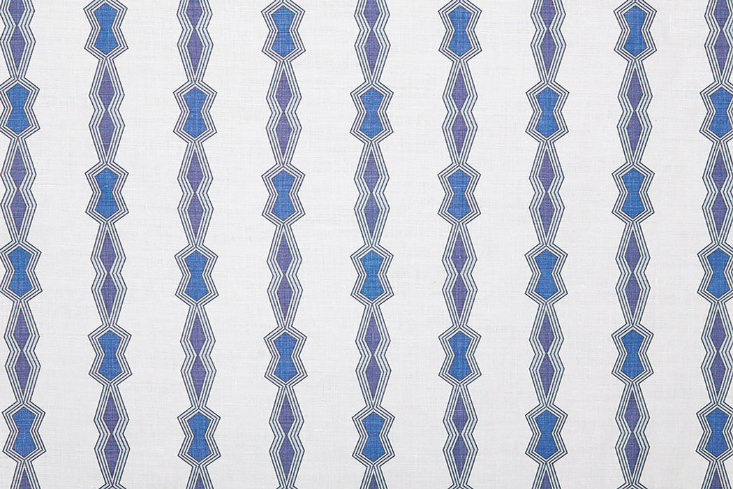 Christopher Farr Chicago Indoor Printed Indigo Fabric