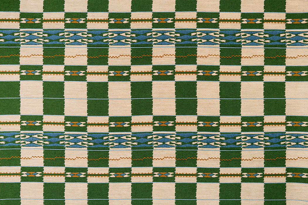 Christopher Farr Chubby Check Indoor Woven Green Fabric