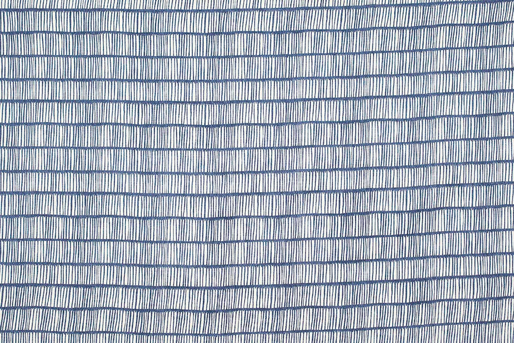 Christopher Farr Crochet Indoor Printed Indigo Fabric