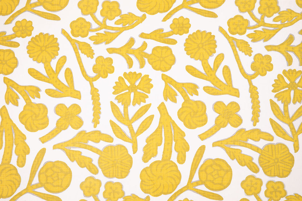 Christopher Farr Day Indoor Printed Lemon Fabric