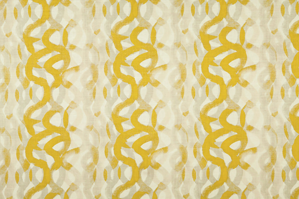 Christopher Farr Fathom Indoor Printed Lemon Fabric