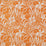 Christopher Farr Fleurs Etoilees Indoor Printed Orange Fabric