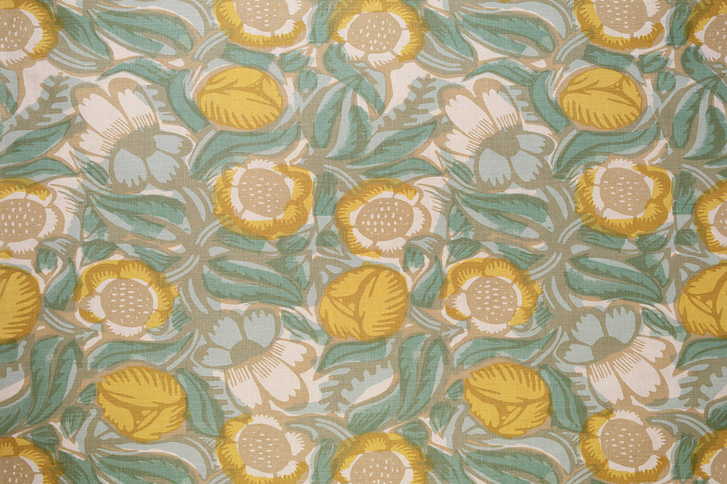 Christopher Farr La Foret Indoor Printed Lemon Fabric