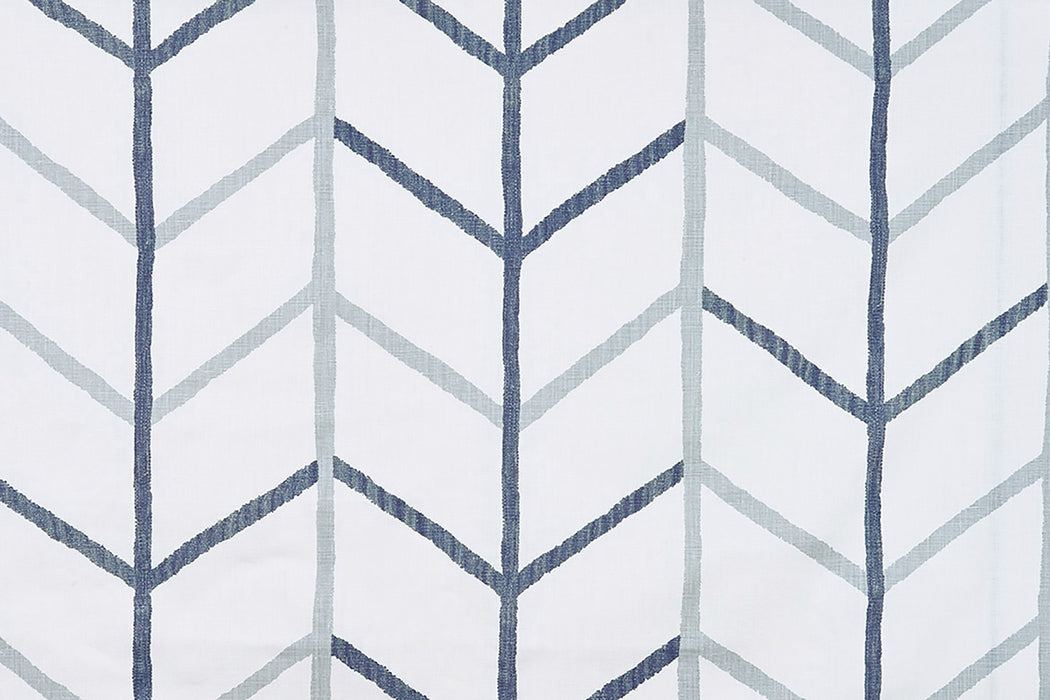 Christopher Farr One Way Indoor Printed Indigo Fabric