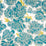 Christopher Farr Peonies Indoor Printed Aqua Fabric