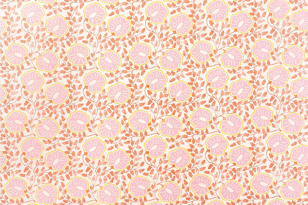 Christopher Farr Punch Paisley Indoor Printed Peach Fabric