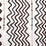 Christopher Farr Rick Rack Indoor Printed Embroidered Chocolate Fabric