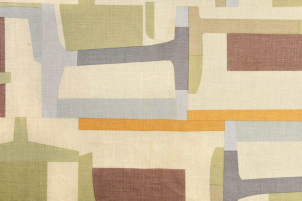 Christopher Farr Span Indoor Printed Olive Fabric