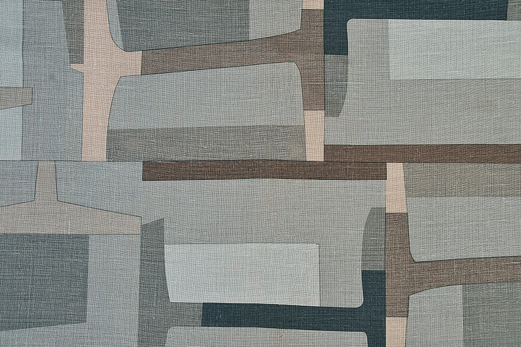 Christopher Farr Span Indoor Printed Smoke Fabric