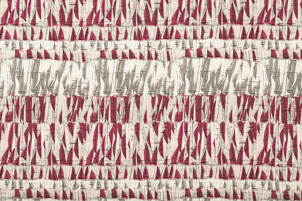 Christopher Farr Willow Indoor Printed Ruby Fabric