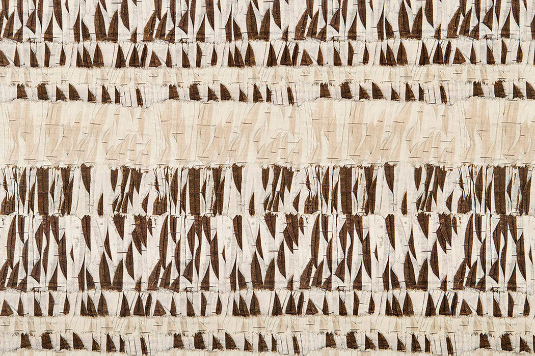 Christopher Farr Willow Indoor Printed Chocolate Fabric