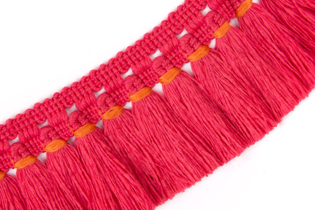 Christopher Farr Hula Fringe Performance Rosa Trim Sample