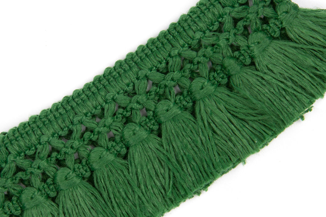 Christopher Farr Teepee Fringe Performance Verde Trim Sample