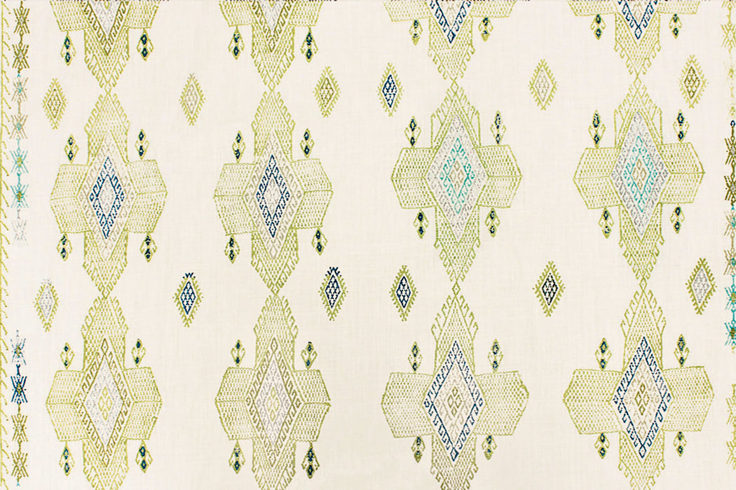 Christopher Farr Travelling Light Indoor Printed Pistachio Fabric