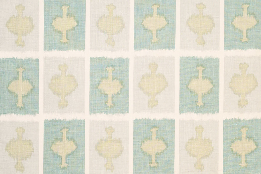 Christopher Farr Ozone Indoor Printed Aqua Fabric