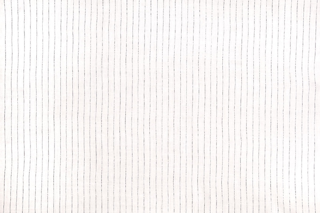 Christopher Farr Broken Stripe Indoor Printed Smoke Fabric