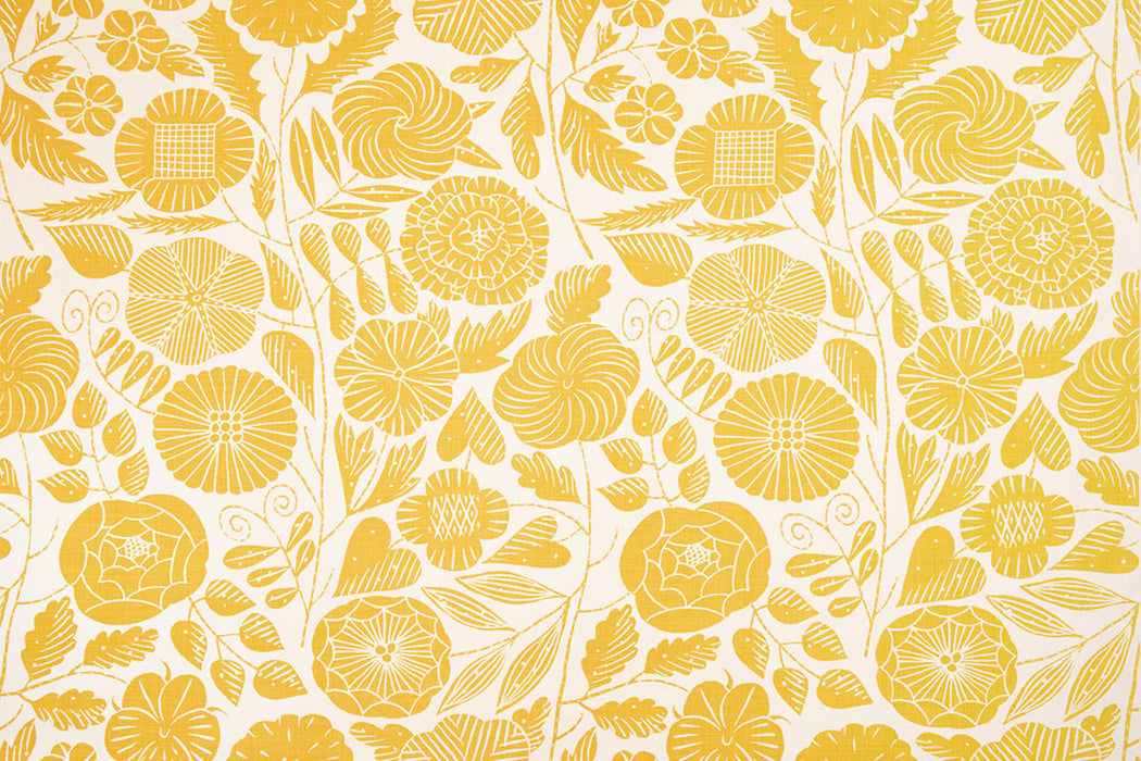 Christopher Farr Eden Indoor Printed Lemon Fabric