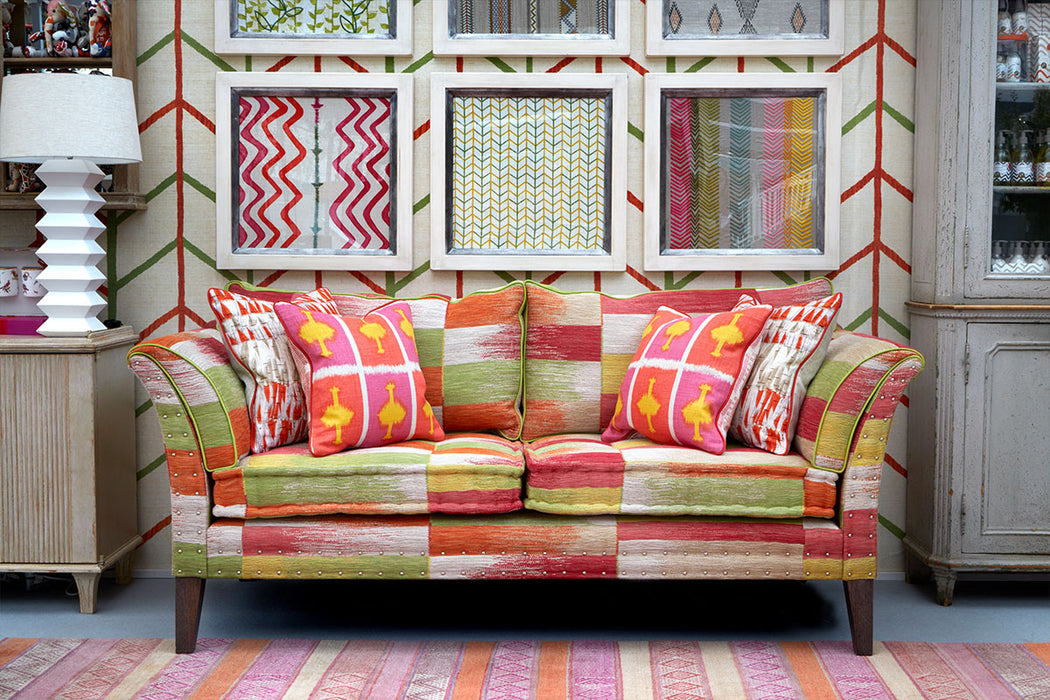 Christopher Farr Ikat Weave Indoor Woven Lime Fabric