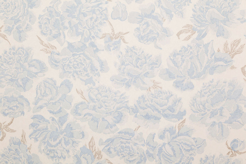 Christopher Farr Peonies Standard Sky Wallpaper