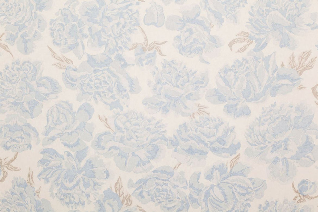 Christopher Farr Peonies Standard Sky Wallpaper