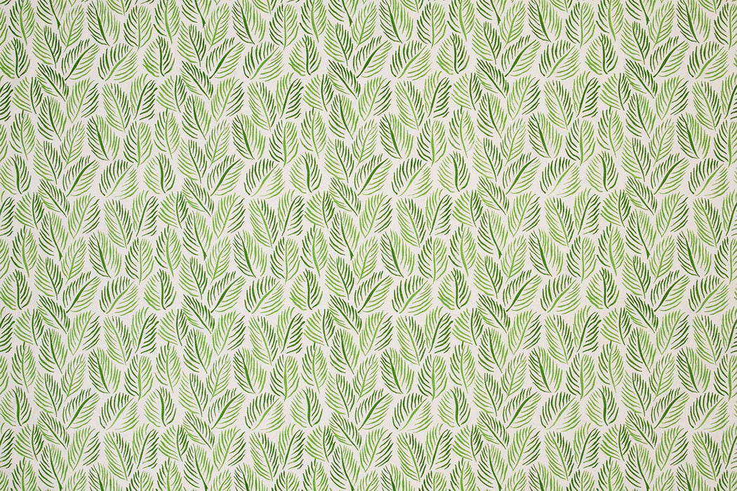 Christopher Farr Armatures Feuilles Indoor Printed Green Fabric