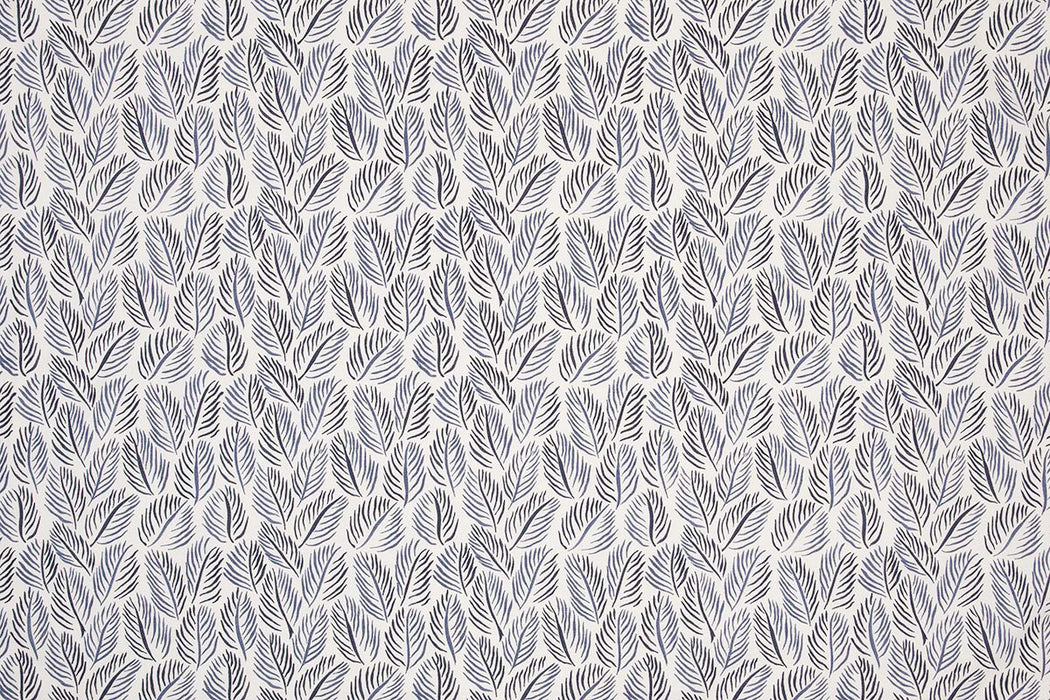 Christopher Farr Armatures Feuilles Indoor Printed Indigo Fabric